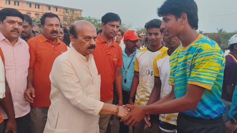 *ಕ್ರೀಡೆಯಿಂದ ಶಿಸ್ತು, ಚಾರಿತ್ರ್ಯ ಬರುತ್ತದೆ:ಬಸವರಾಜ ಬೊಮ್ಮಾಯಿ*