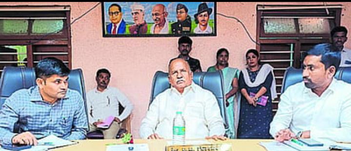 ಇ-ಸ್ವತ್ತು ನೀಡುವ ವಿಚಾರದಲ್ಲಿ ಅಧಿಕಾರಿಗಳ ತಾತ್ಸಾರ – ಶಾಸಕ ಗೋವಿಂದಪ್ಪ ಗರಂ